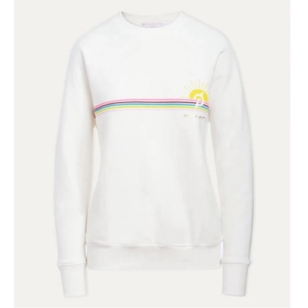 Spiritual Gangster x Peloton White Raglan Crew Pullover